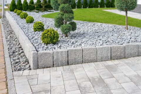Recycled concrete in landscaping projects